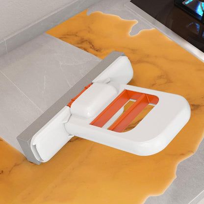 Mini Foldable Sponge Mop with Self-Squeeze System | Kitchen, Bathroom, Toilet & Tile Cleaning Set