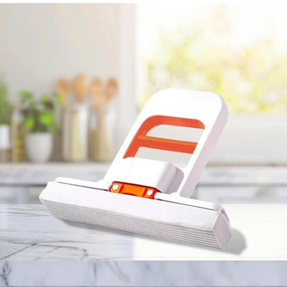 Mini Foldable Sponge Mop with Self-Squeeze System | Kitchen, Bathroom, Toilet & Tile Cleaning Set