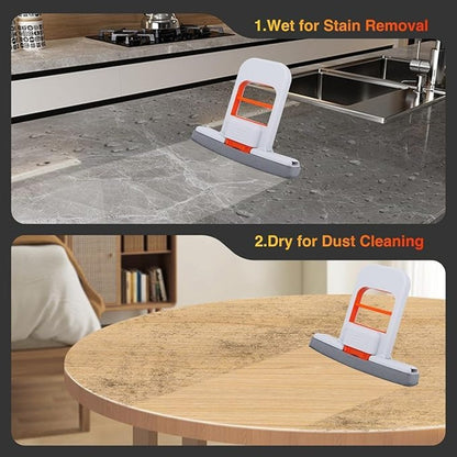 Mini Foldable Sponge Mop with Self-Squeeze System | Kitchen, Bathroom, Toilet & Tile Cleaning Set