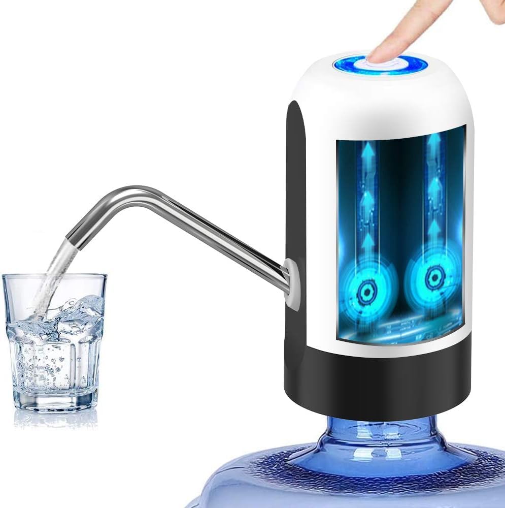 Automatic Wireless Water Can Dispenser Pump for 20L Bottle | USB Rechargeable, One-Touch Operation